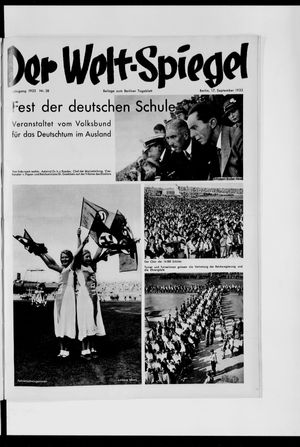 Berliner Tageblatt und Handels-Zeitung vom 17.09.1933