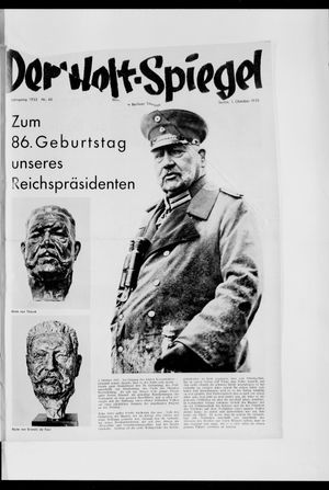 Berliner Tageblatt und Handels-Zeitung vom 01.10.1933