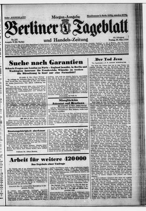 Berliner Tageblatt und Handels-Zeitung vom 30.03.1934