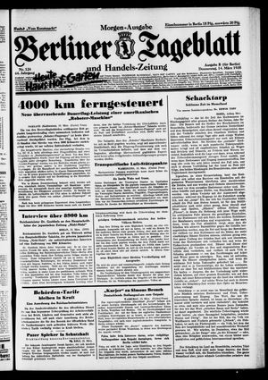 Berliner Tageblatt und Handels-Zeitung vom 14.03.1935