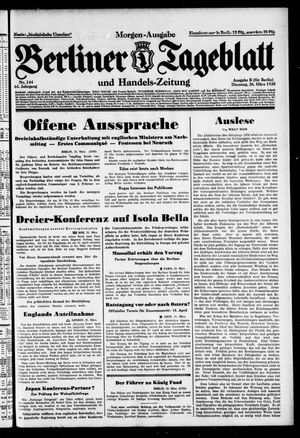 Berliner Tageblatt und Handels-Zeitung vom 26.03.1935