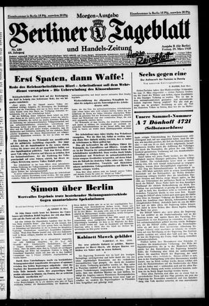 Berliner Tageblatt und Handels-Zeitung vom 29.03.1935