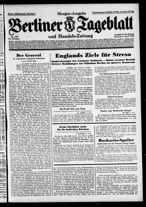 Berliner Tageblatt und Handels-Zeitung vom 09.04.1935