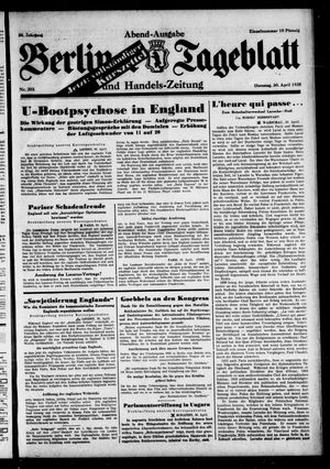 Berliner Tageblatt und Handels-Zeitung vom 30.04.1935