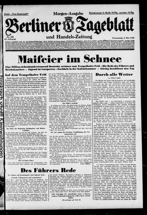 Berliner Tageblatt und Handels-Zeitung on May 2, 1935