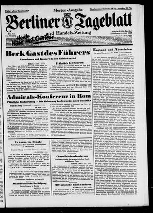 Berliner Tageblatt und Handels-Zeitung vom 04.07.1935