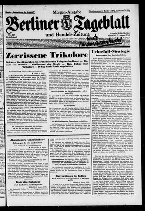 Berliner Tageblatt und Handels-Zeitung vom 07.08.1935