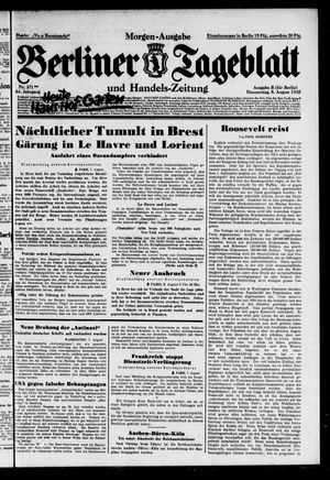 Berliner Tageblatt und Handels-Zeitung vom 08.08.1935