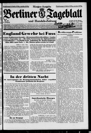Berliner Tageblatt und Handels-Zeitung vom 23.08.1935