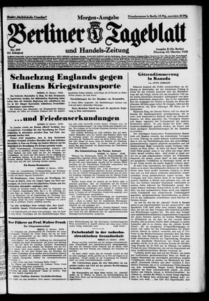 Berliner Tageblatt und Handels-Zeitung vom 22.10.1935