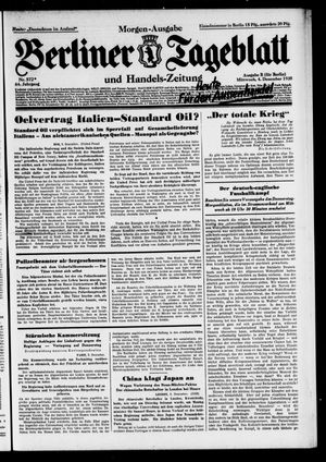 Berliner Tageblatt und Handels-Zeitung vom 04.12.1935
