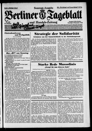 Berliner Tageblatt und Handels-Zeitung on Dec 8, 1935