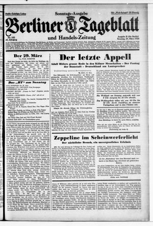 Berliner Tageblatt und Handels-Zeitung vom 29.03.1936