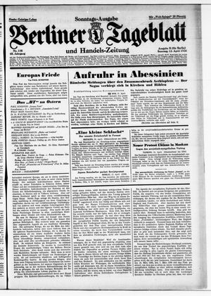 Berliner Tageblatt und Handels-Zeitung vom 12.04.1936