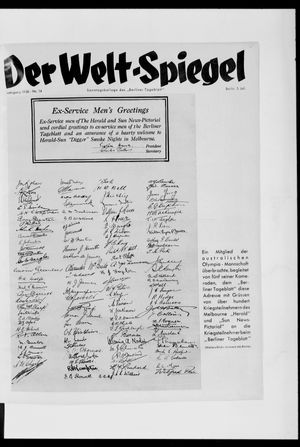 Berliner Tageblatt und Handels-Zeitung on Jul 5, 1936