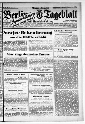 Berliner Tageblatt und Handels-Zeitung vom 12.08.1936