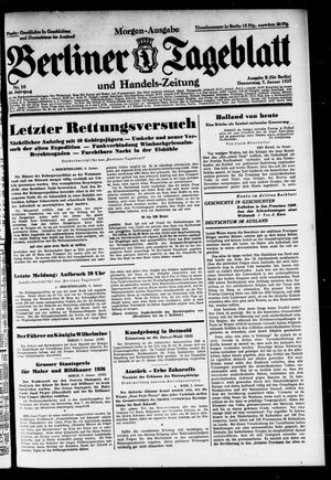 Berliner Tageblatt und Handels-Zeitung vom 07.01.1937