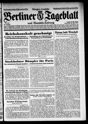 Berliner Tageblatt und Handels-Zeitung vom 20.03.1937