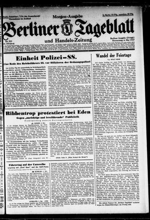 Berliner Tageblatt und Handels-Zeitung vom 06.05.1937