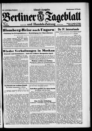 Berliner Tageblatt und Handels-Zeitung on Jun 15, 1937