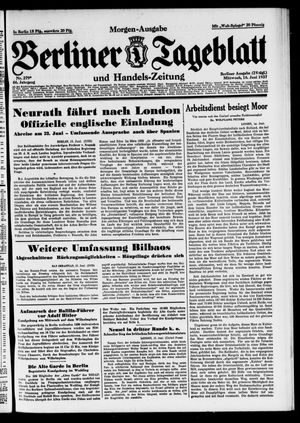 Berliner Tageblatt und Handels-Zeitung on Jun 16, 1937