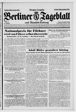 Berliner Tageblatt und Handels-Zeitung vom 13.01.1938