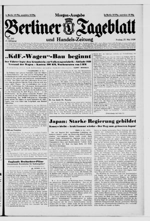 Berliner Tageblatt und Handels-Zeitung vom 27.05.1938