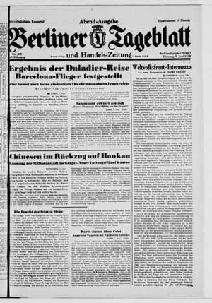 Berliner Tageblatt und Handels-Zeitung vom 07.06.1938