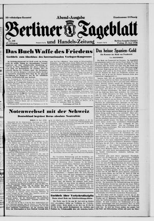 Berliner Tageblatt und Handels-Zeitung vom 24.06.1938