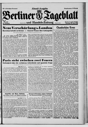 Berliner Tageblatt und Handels-Zeitung vom 28.06.1938