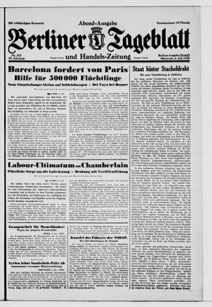 Berliner Tageblatt und Handels-Zeitung vom 06.07.1938