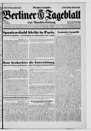 Berliner Tageblatt und Handels-Zeitung vom 07.07.1938