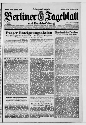 Berliner Tageblatt und Handels-Zeitung vom 14.07.1938