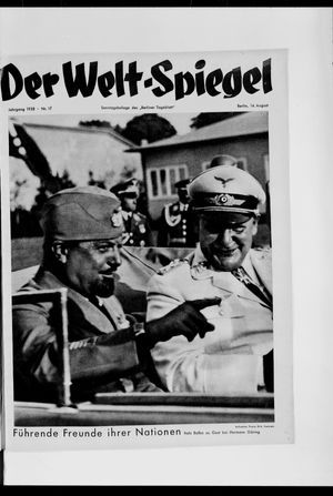 Berliner Tageblatt und Handels-Zeitung vom 14.08.1938