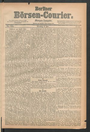 Berliner Börsen-Courier vom 02.06.1885