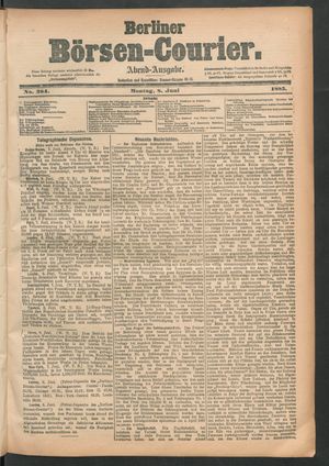 Berliner Börsen-Courier vom 08.06.1885