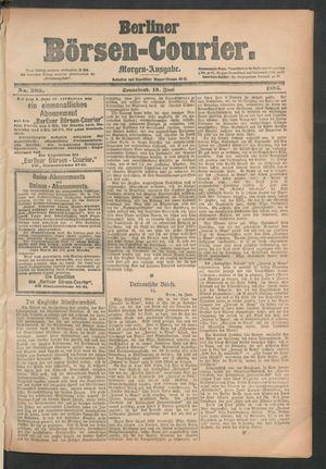 Berliner Börsen-Courier vom 13.06.1885
