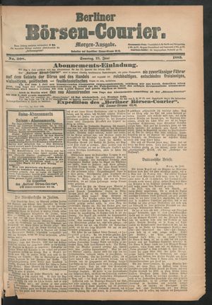 Berliner Börsen-Courier on Jun 21, 1885