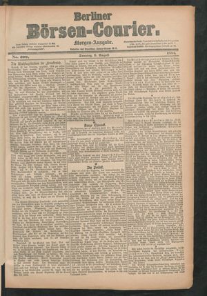 Berliner Börsen-Courier on Aug 9, 1885