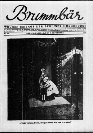 Der Brummbär vom 08.09.1933