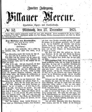 Pillauer Merkur vom 27.12.1871