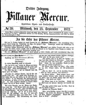 Pillauer Merkur vom 25.09.1872