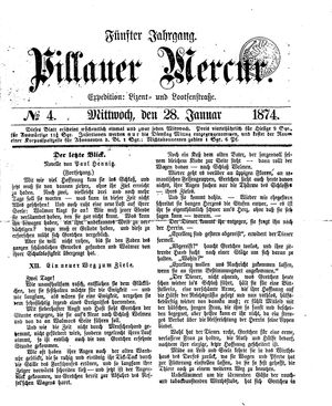 Pillauer Merkur vom 28.01.1874