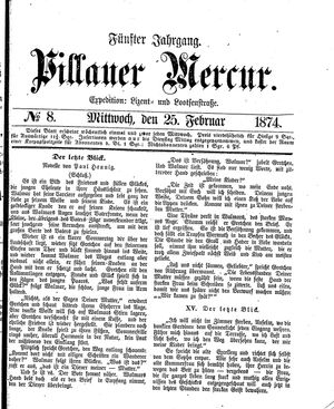 Pillauer Merkur vom 25.02.1874