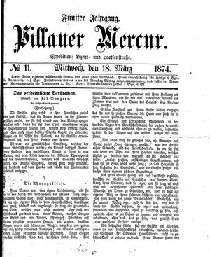 Pillauer Merkur vom 18.03.1874