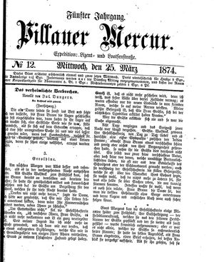 Pillauer Merkur vom 25.03.1874