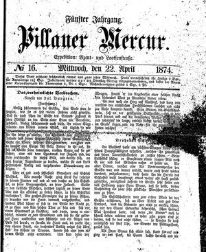 Pillauer Merkur vom 22.04.1874