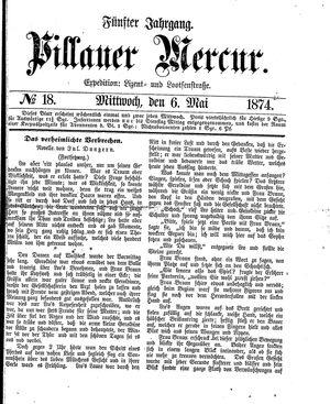Pillauer Merkur vom 06.05.1874
