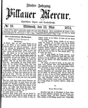Pillauer Merkur vom 13.05.1874