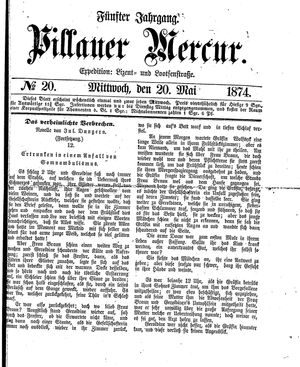 Pillauer Merkur vom 20.05.1874